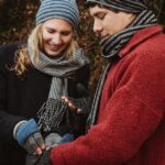 Handschuhe Kappe natur