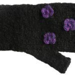 Pulswärmer Strickmuster/Blumendesign