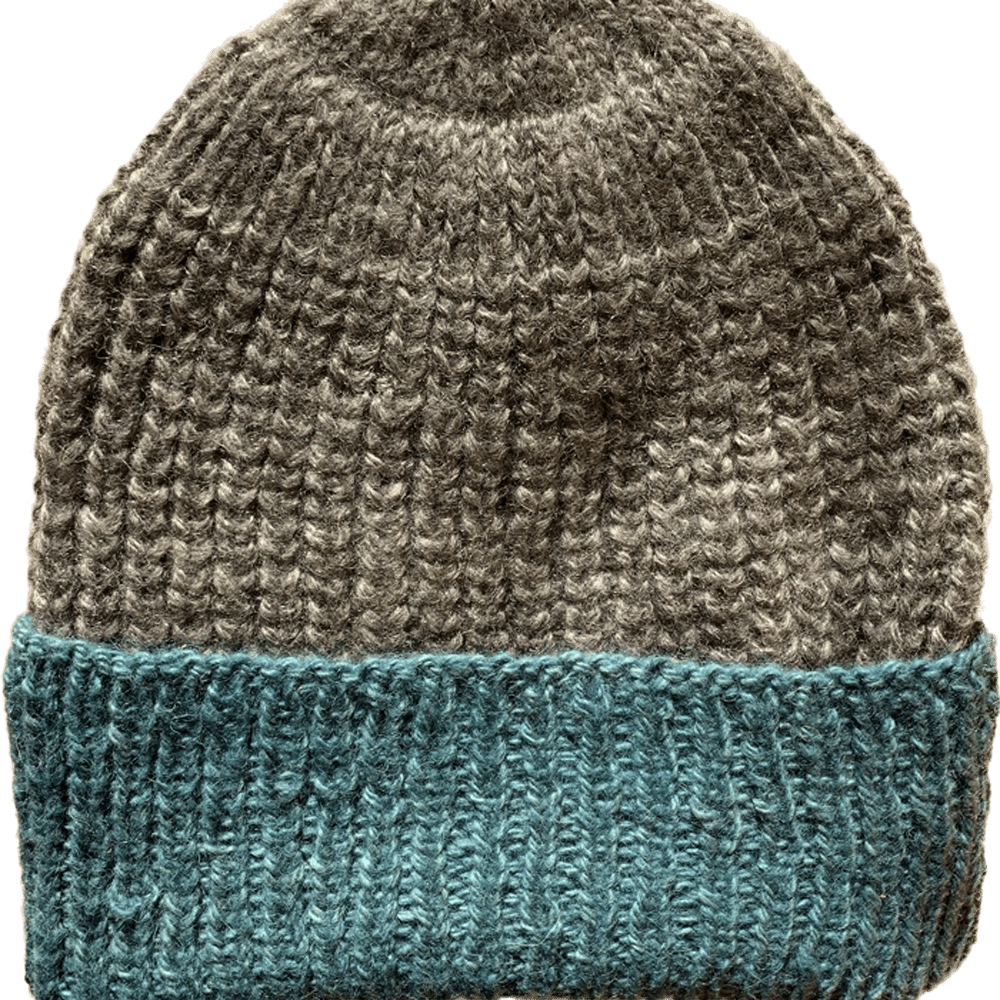 Mütze Beanie Klassik grau-türkis 610050TU PLTU 2